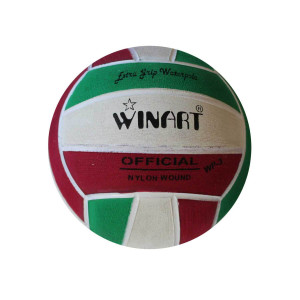 Winart Water Polo Ball No.3. stripped green/white/red